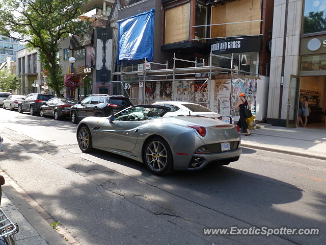 Ferrari California spotted in Toronto, Canada