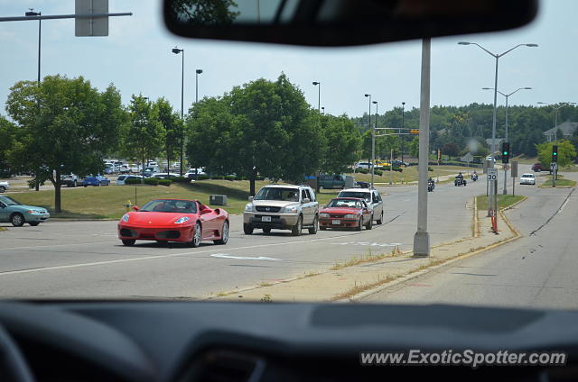 Ferrari F430 spotted in Lake Geneva, Wisconsin