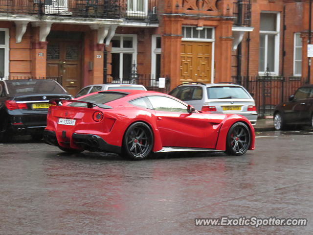 Ferrari F12 spotted in London, United Kingdom