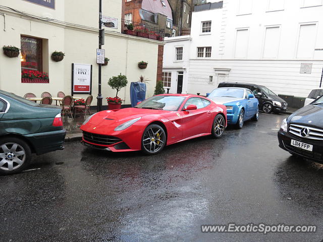 Ferrari F12 spotted in London, United Kingdom