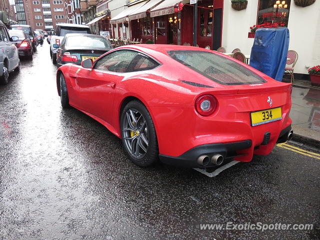 Ferrari F12 spotted in London, United Kingdom