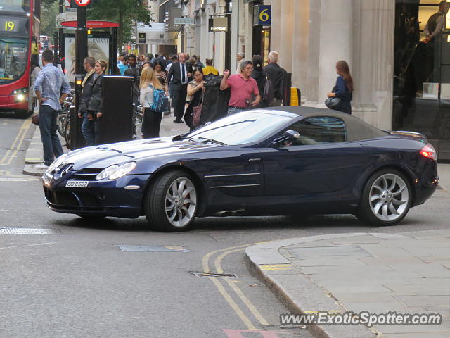 Mercedes SLR spotted in London, United Kingdom