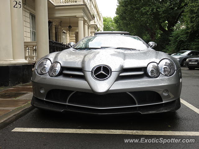 Mercedes SLR spotted in London, United Kingdom