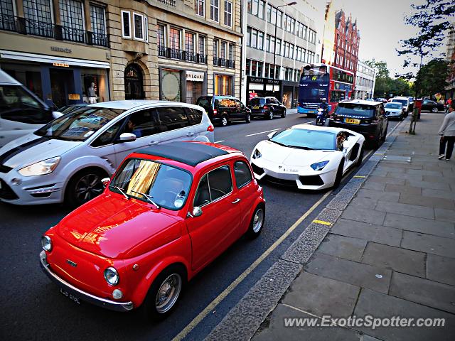 Lamborghini Aventador spotted in London, United Kingdom