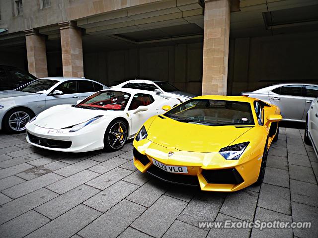 Lamborghini Aventador spotted in London, United Kingdom