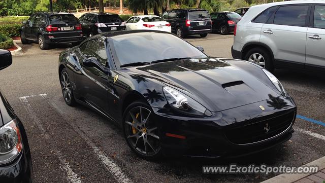 Ferrari California spotted in Boca Raton, Florida