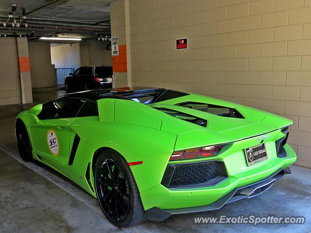 Lamborghini Aventador spotted in Monterey, California