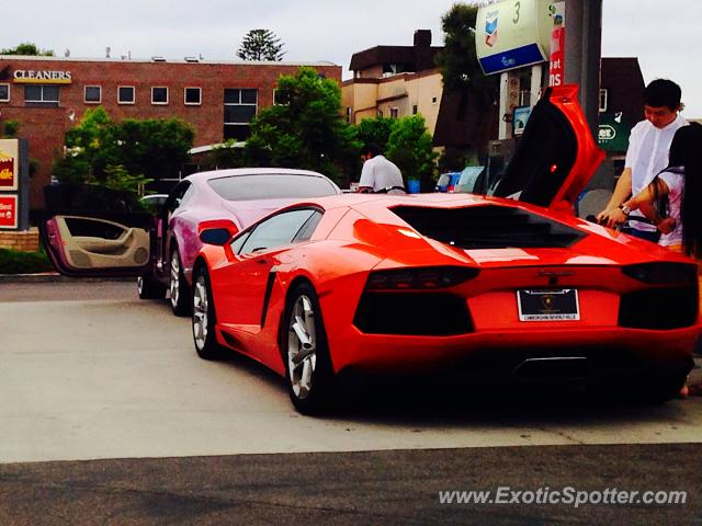 Lamborghini Aventador spotted in La Jolla, California