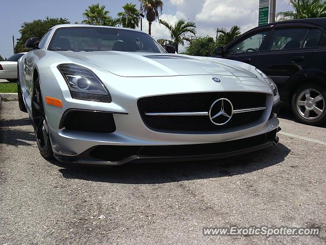 Mercedes SLS AMG spotted in North Miami, Florida