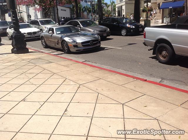 Mercedes SLS AMG spotted in Beverly Hills, California