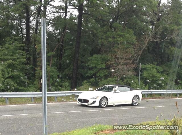 Maserati GranCabrio spotted in Brick, New Jersey