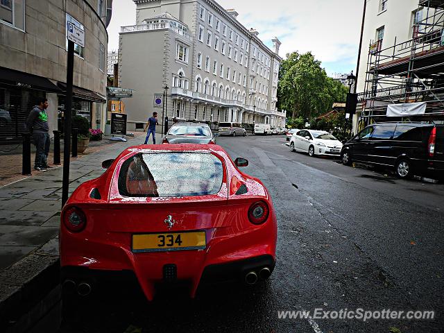 Ferrari F12 spotted in London, United Kingdom