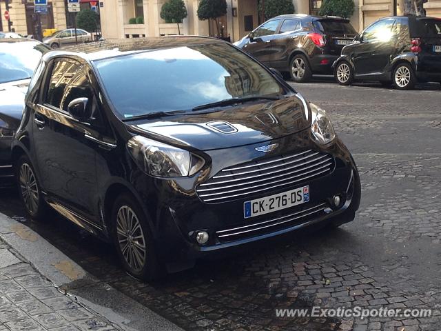 Aston Martin Cygnet spotted in Paris, France