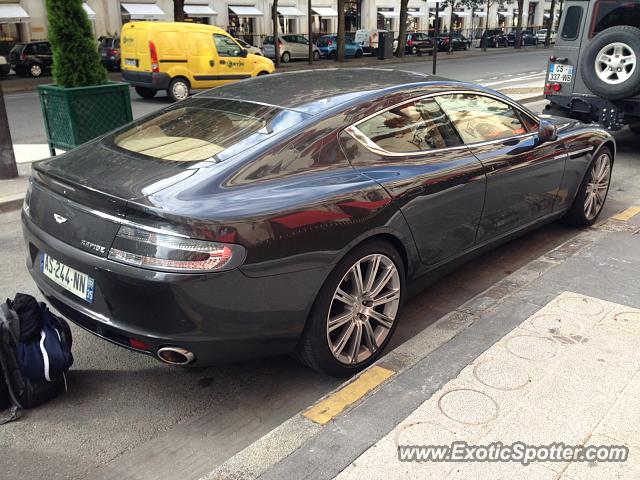 Aston Martin Rapide spotted in Paris, France