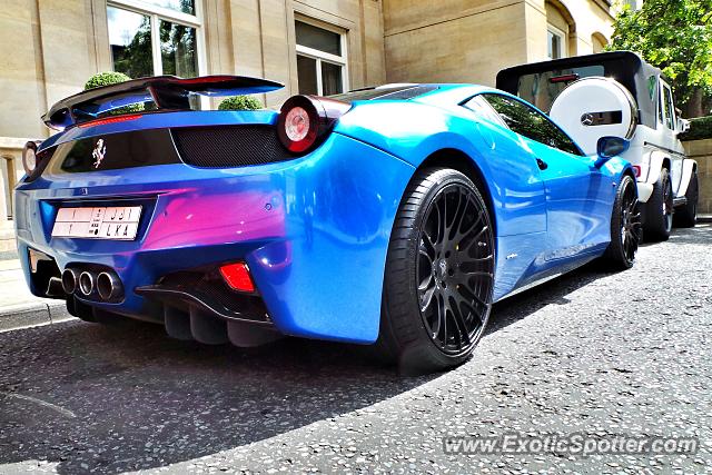 Ferrari 458 Italia spotted in London, United Kingdom