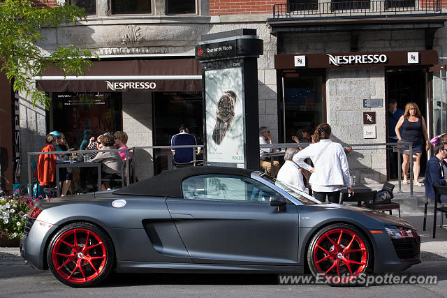 Audi R8 spotted in Montreal, Canada