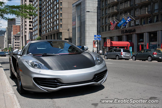 Mclaren MP4-12C spotted in Montreal, Canada