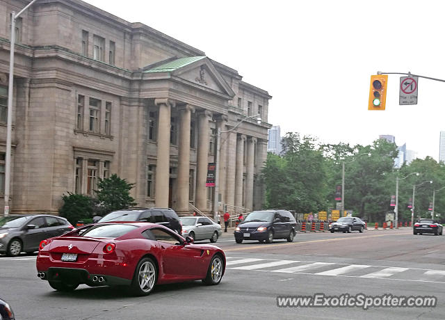 Ferrari 599GTB spotted in Toronto, Ontario, Canada