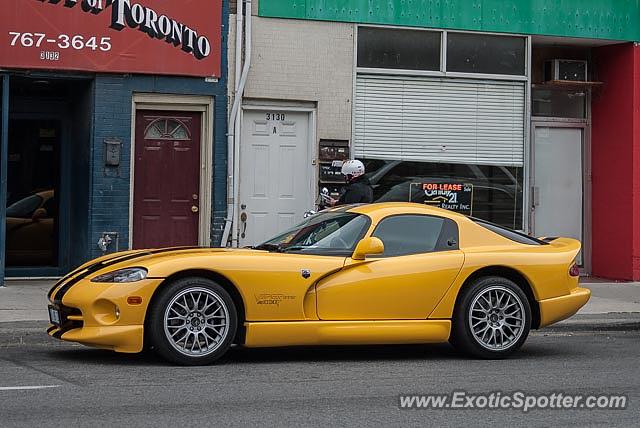 Dodge Viper spotted in Toronto, Canada