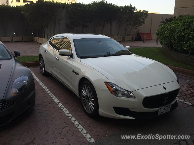 Maserati Quattroporte spotted in Dubai, United Arab Emirates