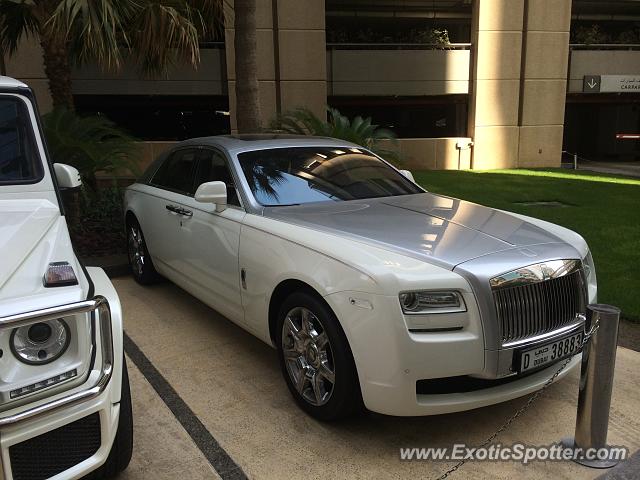 Rolls Royce Ghost spotted in Dubai, United Arab Emirates