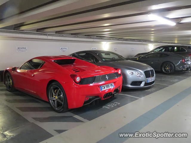 Ferrari 458 Italia spotted in Paris, France