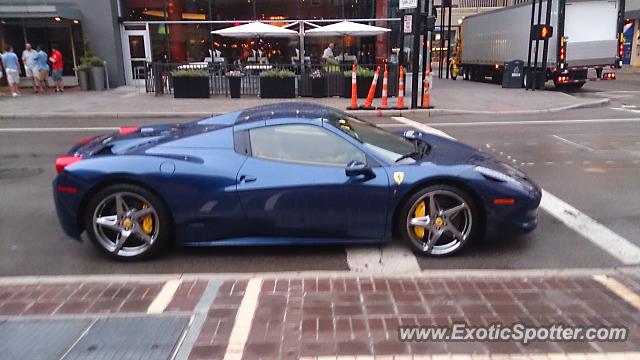 Ferrari 458 Italia spotted in Cincinnati, Ohio