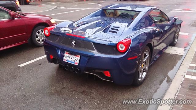 Ferrari 458 Italia spotted in Cincinnati, Ohio