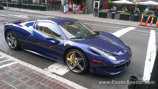 Ferrari 458 Italia spotted in Cincinnati, Ohio