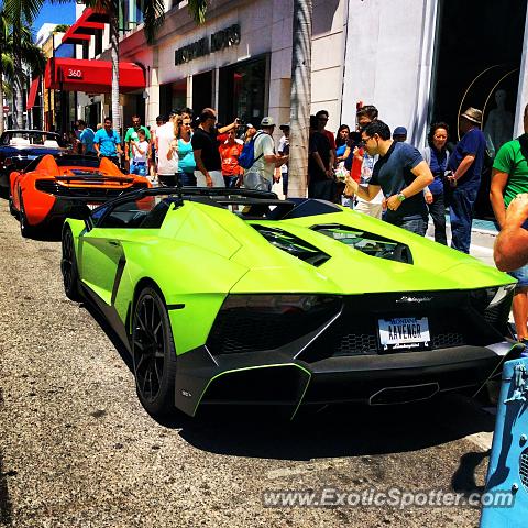 Lamborghini Aventador spotted in Los Angeles, California