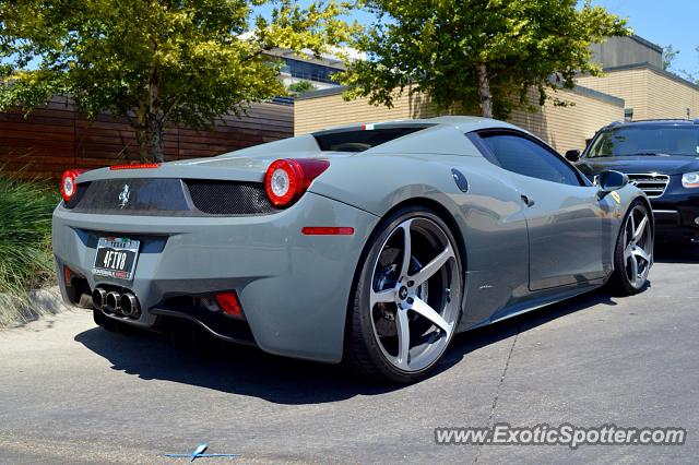 Ferrari 458 Italia spotted in Dallas, Texas