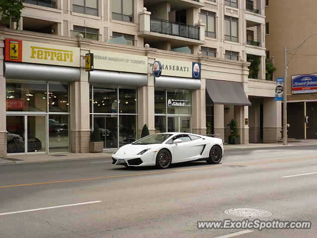 Lamborghini Gallardo spotted in Toronto, Canada