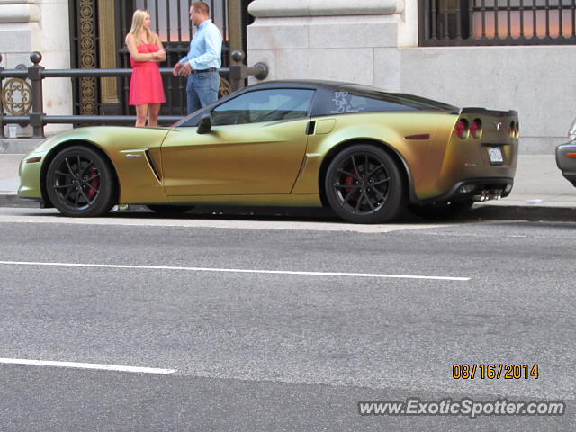 Chevrolet Corvette Z06 spotted in Washington D.C., Virginia