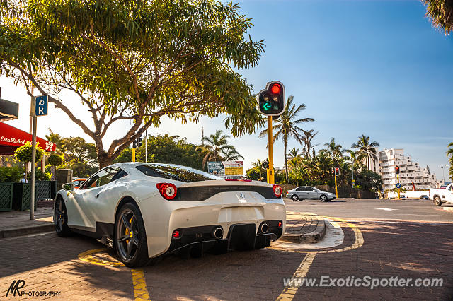 Ferrari 458 Italia spotted in Umhlanga, South Africa