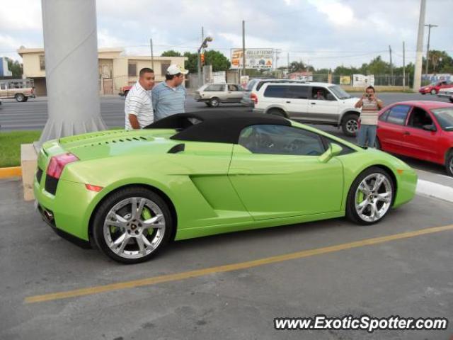 Lamborghini Gallardo spotted in Matamoros, Mexico