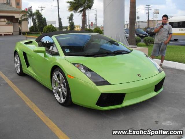 Lamborghini Gallardo spotted in Matamoros, Mexico