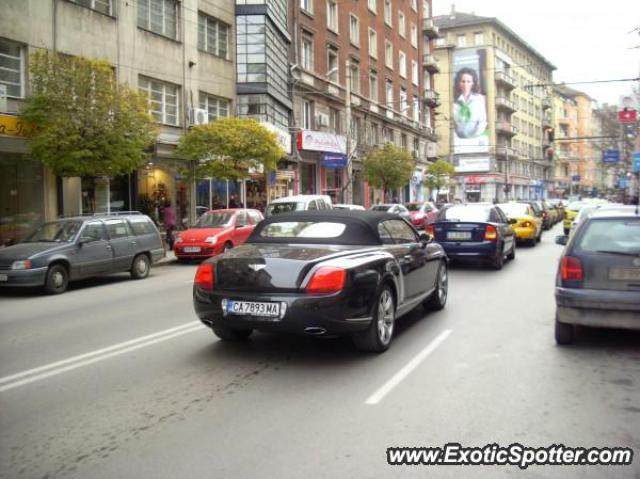 Bentley Continental spotted in Sofia, Bulgaria