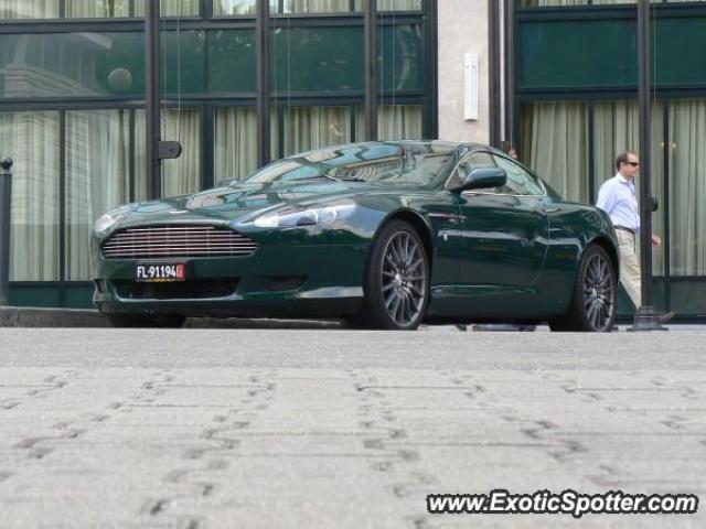 Aston Martin DB9 spotted in Budapest, Hungary