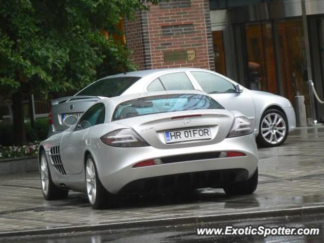 Mercedes SLR spotted in Budapest, Hungary