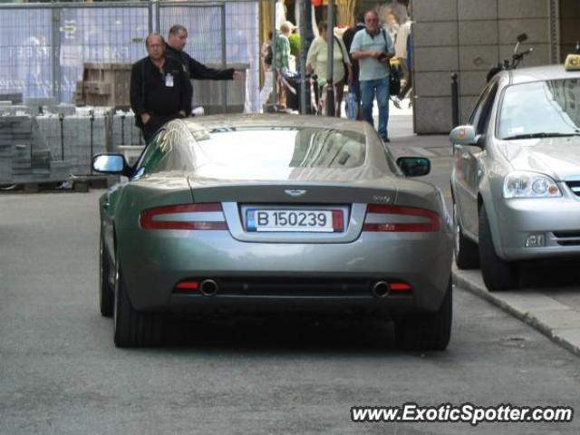 Aston Martin DB9 spotted in Budapest, Hungary