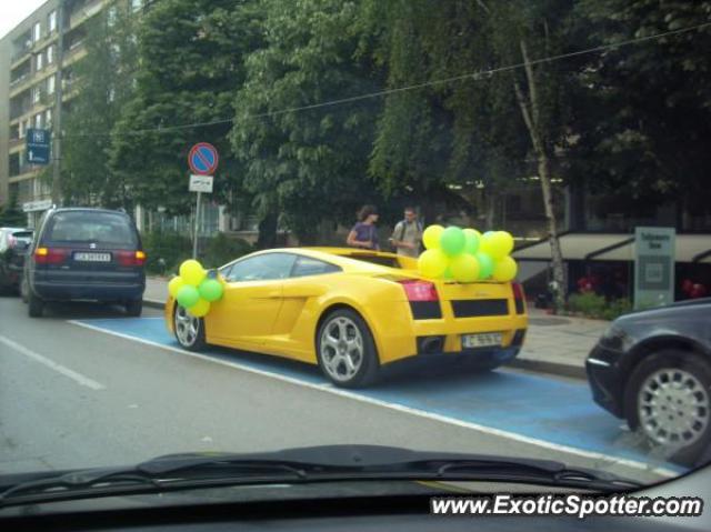 Lamborghini Gallardo spotted in Sofia, Bulgaria