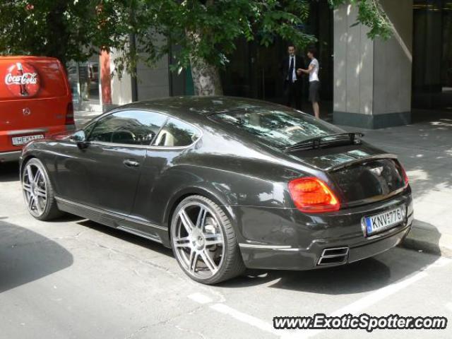 Bentley Continental spotted in Budapest, Hungary