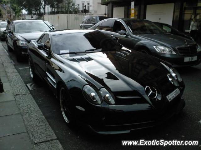 Mercedes SLR spotted in London, United Kingdom