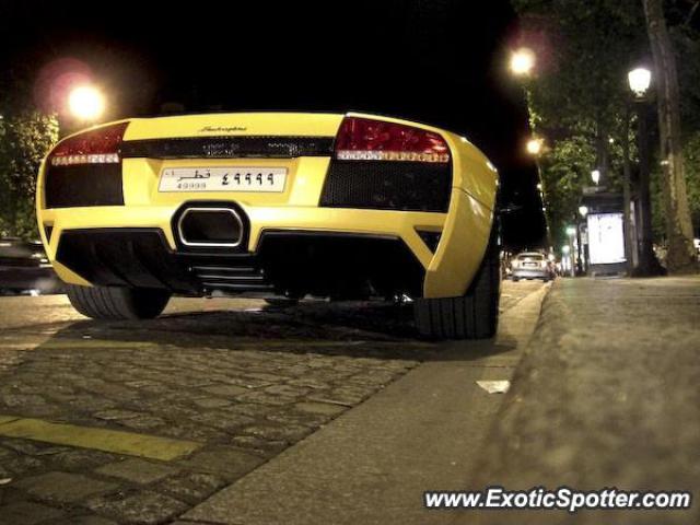 Lamborghini Murcielago spotted in Paris, France