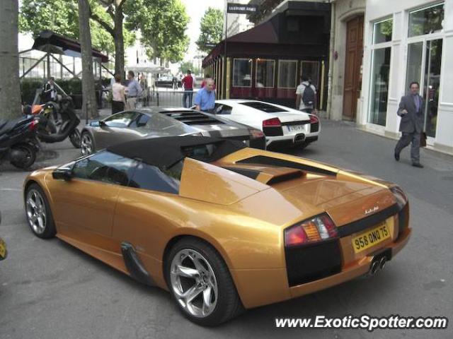 Lamborghini Murcielago spotted in Paris, France