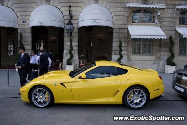 Ferrari 599GTB spotted in Paris, France