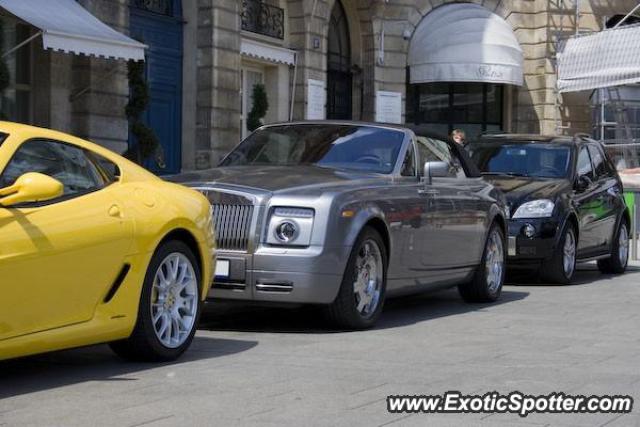 Rolls Royce Phantom spotted in Paris, France