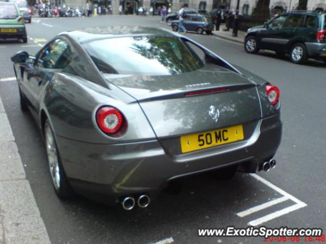 Ferrari 599GTB spotted in London, United Kingdom