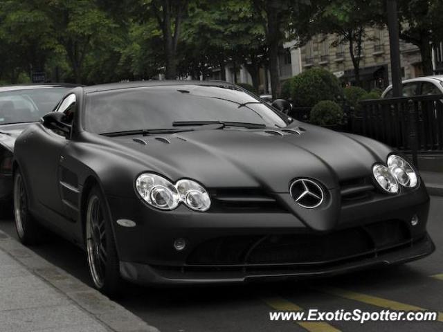 Mercedes SLR spotted in Paris, France