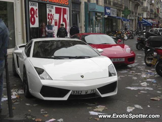 Lamborghini Gallardo spotted in Paris, France